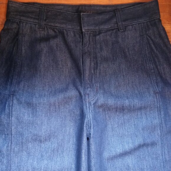 COS high rise wide leg trouser in indigo blue (sz10) - Picture 2 of 15